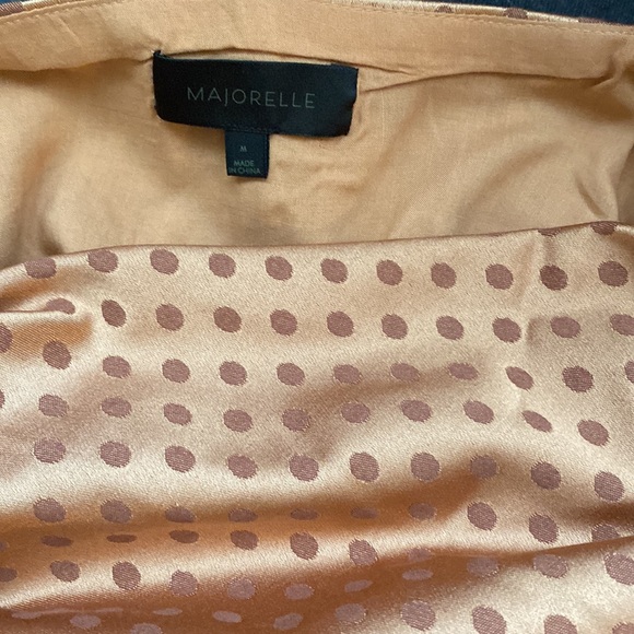 Majorelle, M, Isadora polka dot high slit midi dress, beautiful structure & fit! - Picture 11 of 11